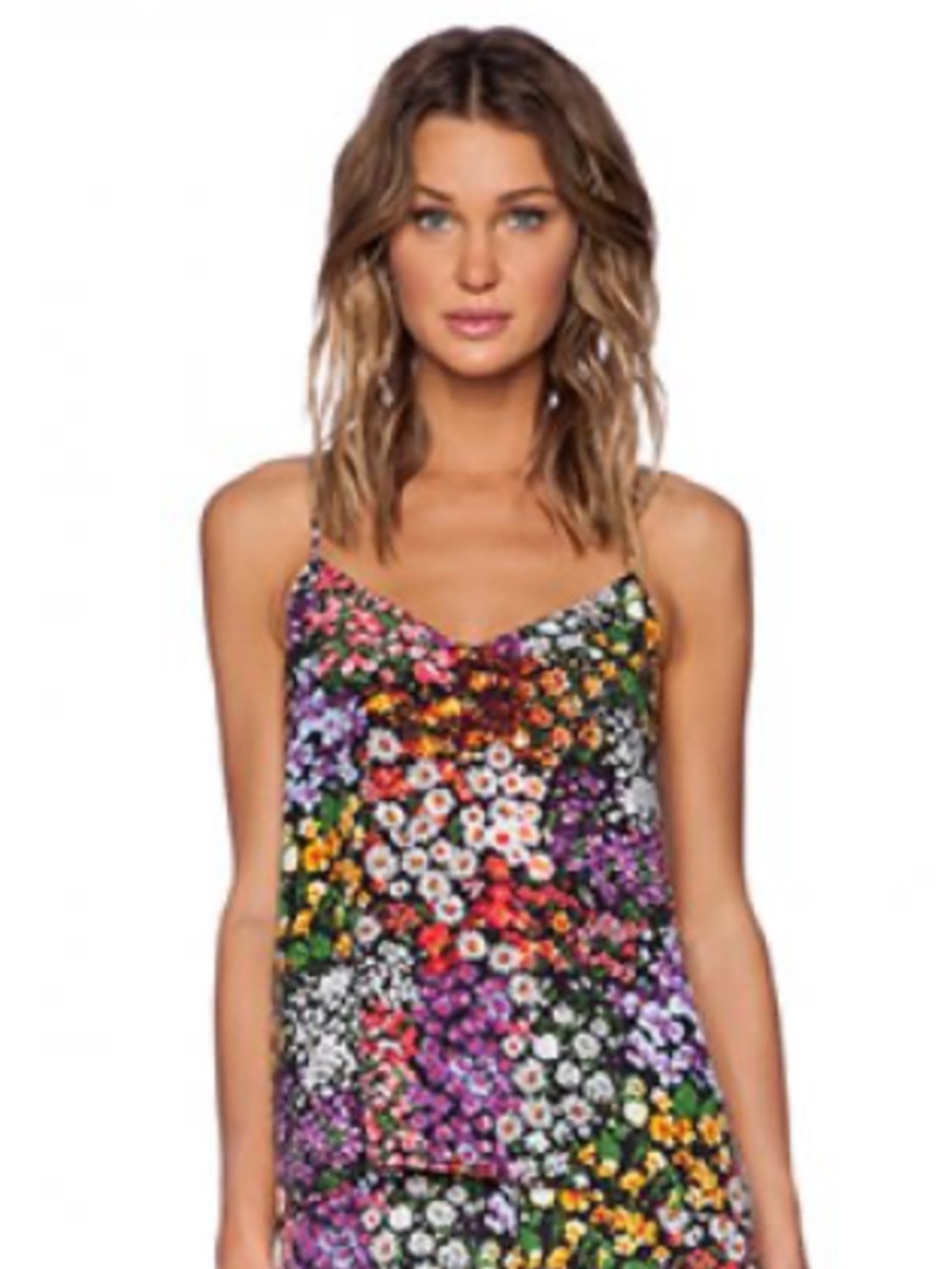 Equipment Layla Floral Print Silk Camisole Small